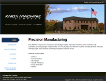 Tablet Screenshot of knoxmachine.com